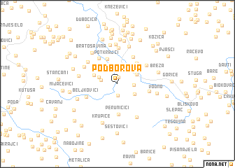 map of Podborova