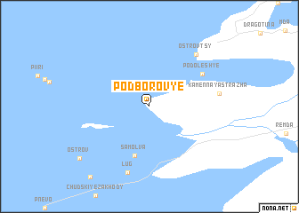 map of Podborov\