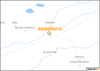 map of Podborov\