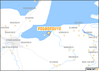 map of Podborov\