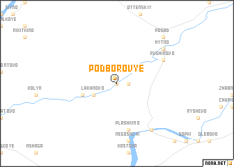 map of Podborov\