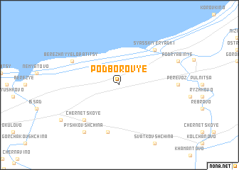 map of Podborov\