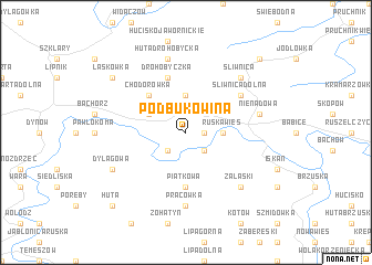 map of Podbukowina