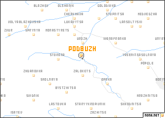 map of Podbuzh