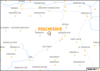 map of Podchesovo