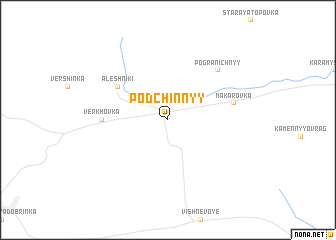 map of Podchinnyy