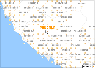 map of Poddala