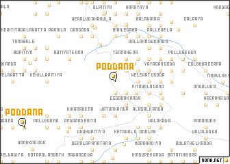 map of Poddana