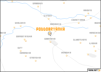 map of Poddobryanka