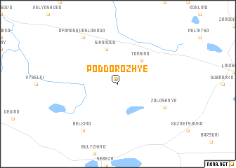 map of Poddorozh\