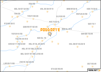 map of Poddor\