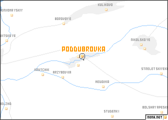 map of Poddubrovka