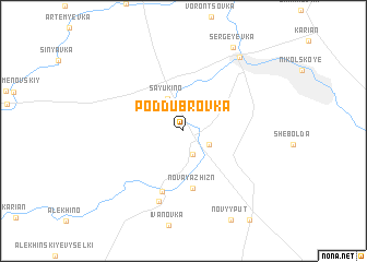 map of Poddubrovka