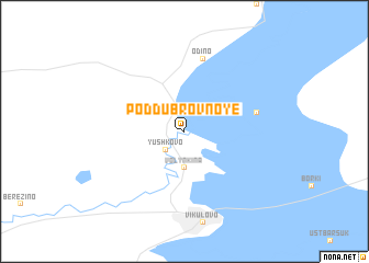 map of Poddubrovnoye