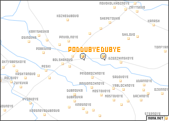 map of Poddubʼye