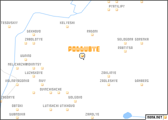 map of Poddub\