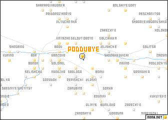map of Poddub\