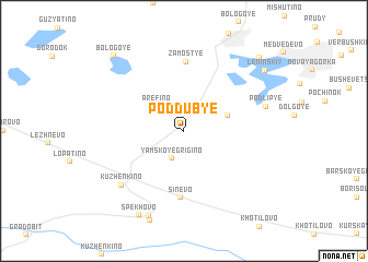 map of Poddub\