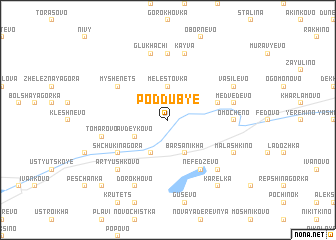 map of Poddub\