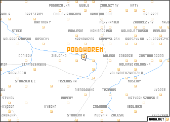 map of Pod Dworem