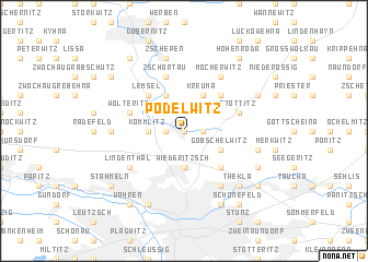 map of Podelwitz