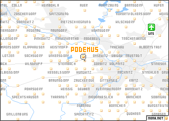 map of Podemus