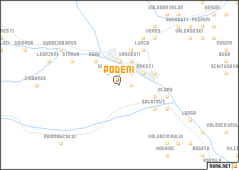 map of Podeni