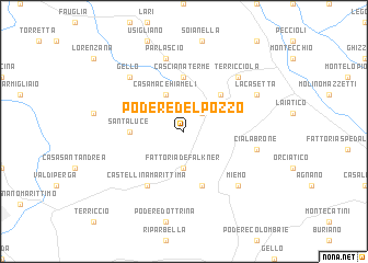 map of Podere del Pozzo