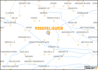 map of Podere Liguria