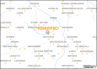 map of Poderi Foci