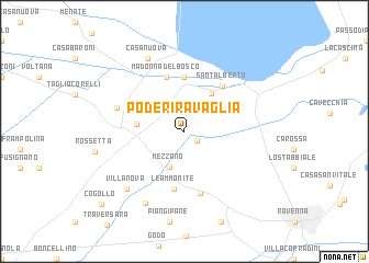 map of Poderi Ravaglia