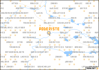 map of Podeřiště