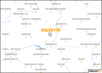 map of Podgayna