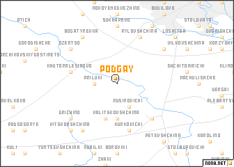 map of Podgay