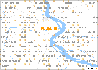 map of Podgóra