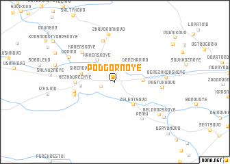 map of Podgornoye