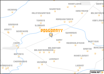 map of Podgornyy