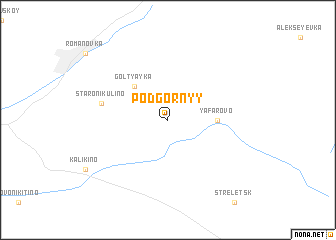 map of Podgornyy