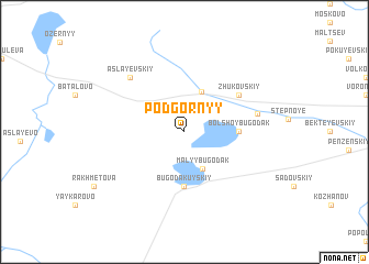 map of Podgornyy