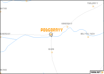 map of Podgornyy