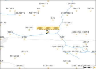 map of Podgorodno