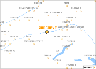 map of Podgor\