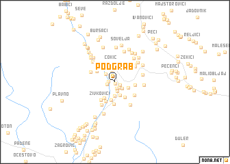 map of Podgrab