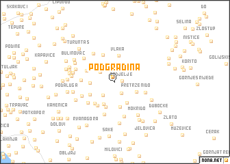 map of Podgradina