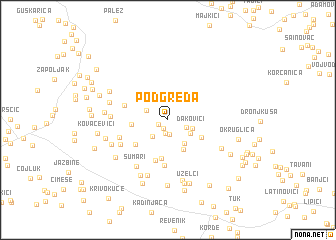 map of Podgreda