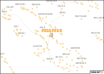 map of Podgreda