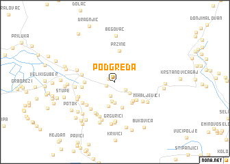 map of Podgreda