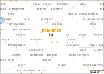 map of Podhorce