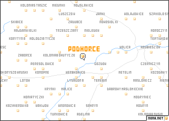 map of Podhorce