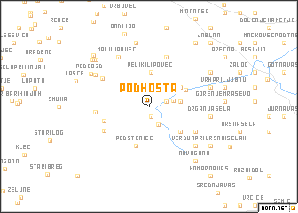 map of Podhosta